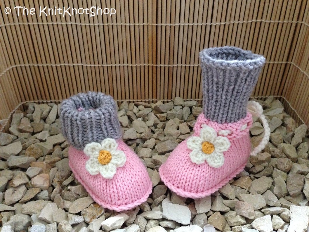 PDF Strickanleitung Babyschuhe Flower - Blume