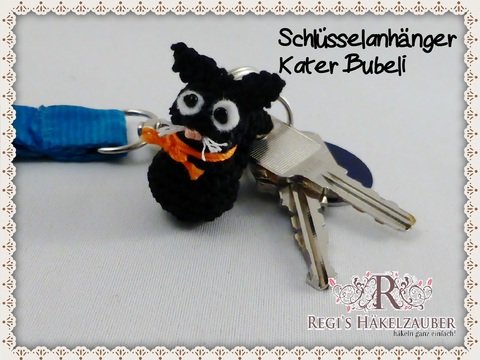 Schlüsselanhänger Kater Bubeli