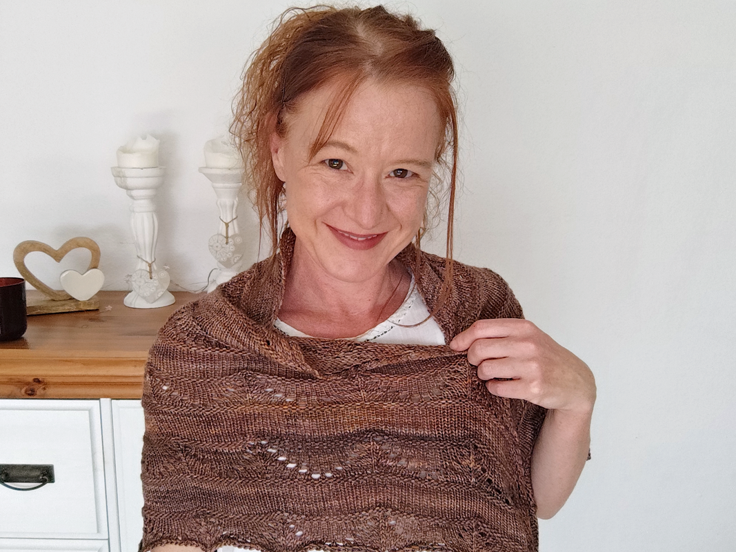 Strickanleitung Dreieckstuch für mit einfachm Lacemuster anfängerfreundlich - Bild 14