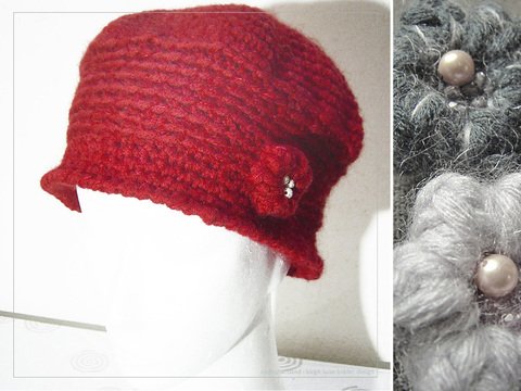 Hut häkeln, "Luises Ausgeh-Hut", Mutter, Kind, Damenhut, Kinderhut, easy