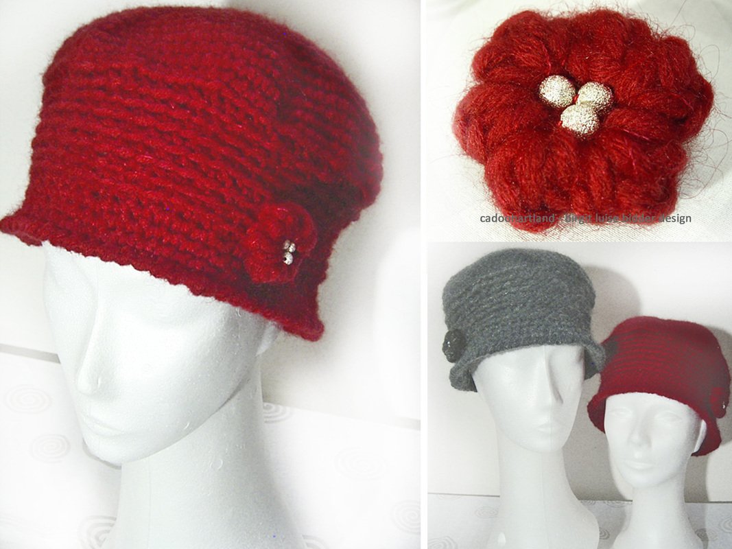 Hut häkeln, "Luises Ausgeh-Hut", Mutter, Kind, Damenhut, Kinderhut, easy - Bild 2