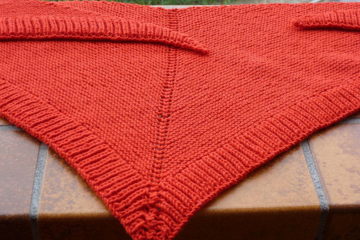 Dreiecktuch mit Patentrand