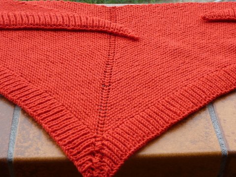 Dreiecktuch mit Patentrand