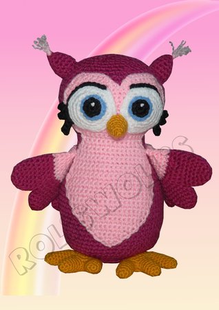 Crochet Pattern Eulora the owl