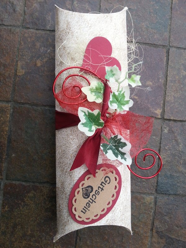 Verpackung, Gutschein Box