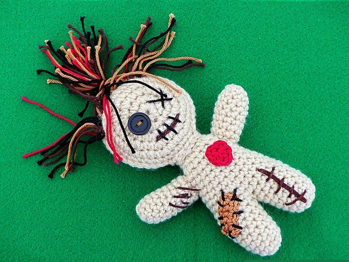 Celeste, the friendly Voodoo-Doll - Amigurumi Crochet Pattern