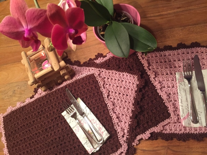 Häkelanleitung Platzdeckchen "Romantik" 