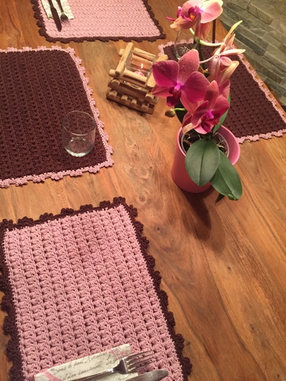 Häkelanleitung Platzdeckchen "Romantik" 