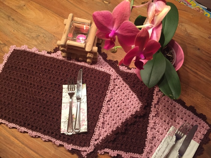 Häkelanleitung Platzdeckchen "Romantik" 