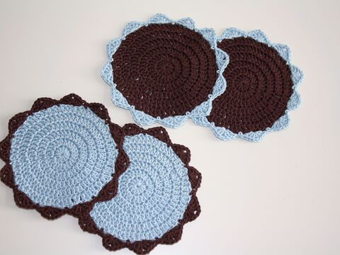 Häkelanleitung Untersetzer