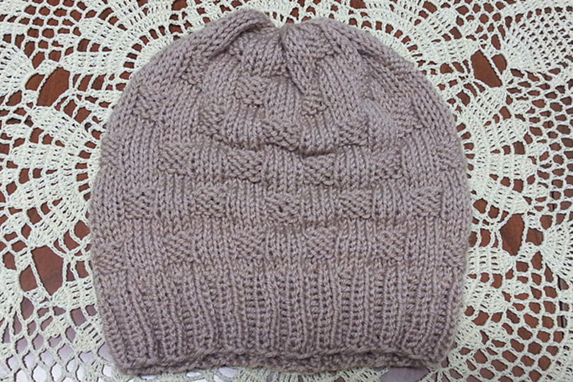 Strickanleitung Mütze Damen und Herren 52-56cm