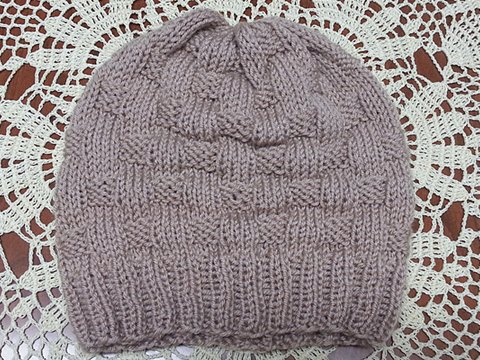 Strickanleitung Mütze Damen und Herren 52-56cm