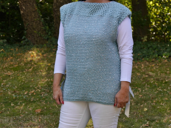 Häkelanleitung Poncho unisize Winter Kollektion no.1