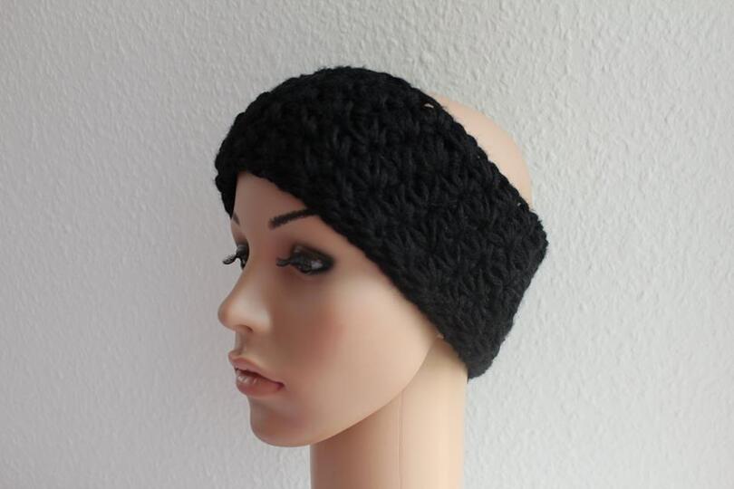 "Express" gehäkeltes Stirnband, PDF-Anleitung