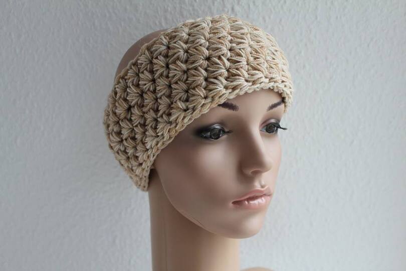 "Express" gehäkeltes Stirnband, PDF-Anleitung