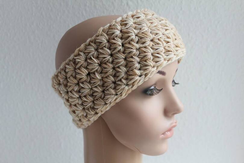 "Express" Stirnband häkeln PDF-Anleitung