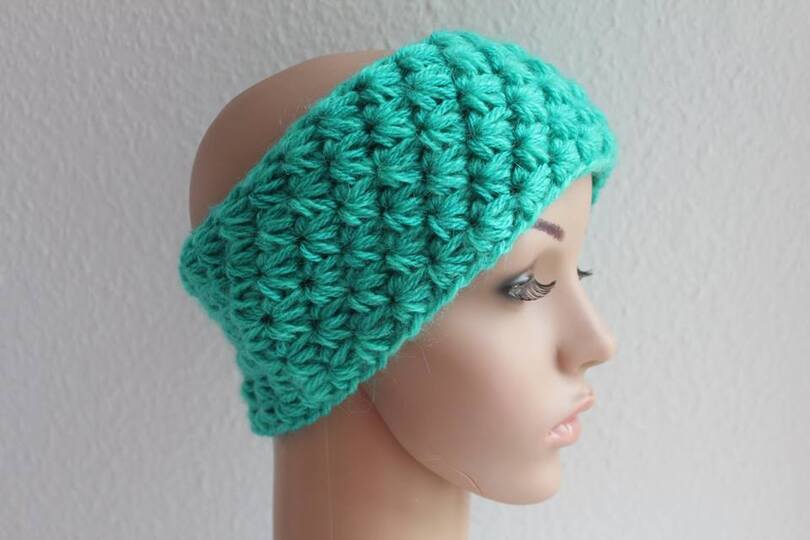 "Express" Stirnband häkeln PDF-Anleitung