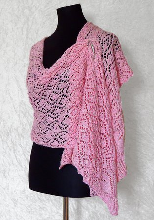 Knitting pattern shawl // scarf // wrap Clair de Lune