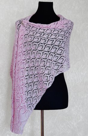 Knitting pattern shawl // scarf // wrap Clair de Lune