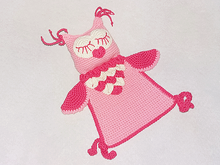 Häkelanleitung Schmusetuch Eule Ella