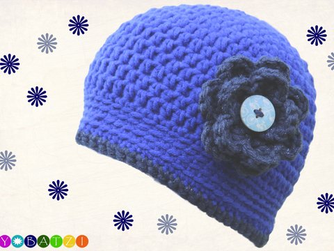 Häkelanleitung Mütze BLUMENLADY // alle Größen