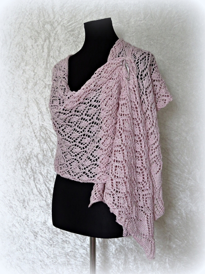 Knitting pattern shawl, scarf, wrap Ithilien