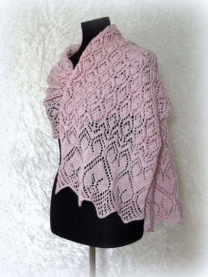Knitting pattern shawl, scarf, wrap Ithilien