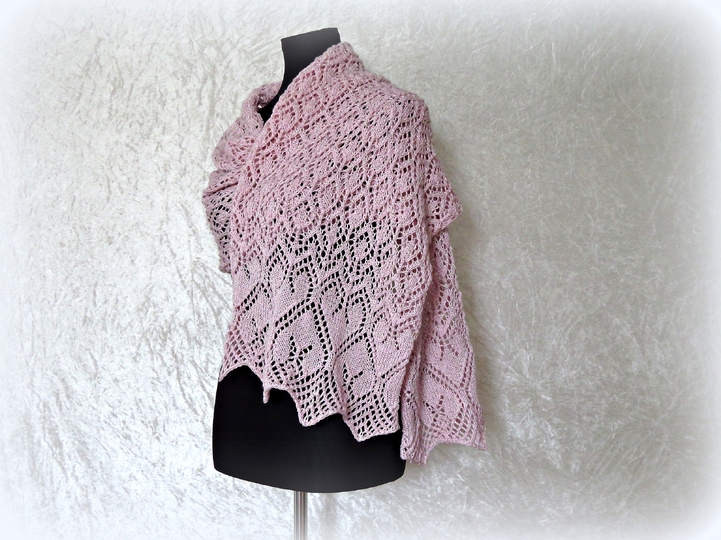 Knitting pattern shawl, scarf, wrap Ithilien