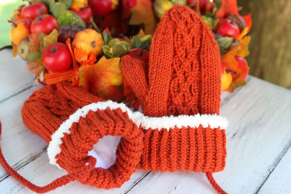 Strickanleitung für Handschuhe mit Fleecefutter - Bild 2