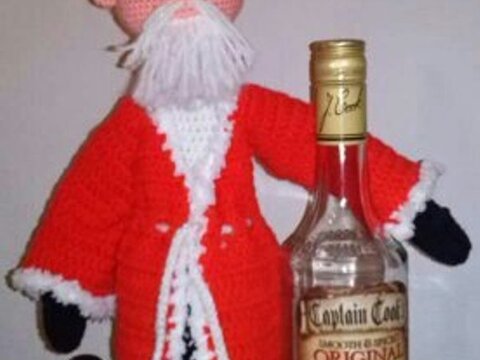 Flaschen - Weihnachtsmann