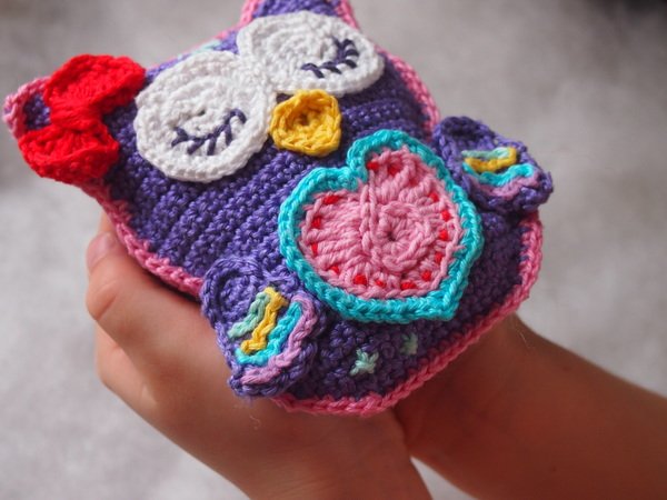 Scops Owl in Love crochet pattern