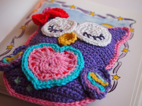 Scops Owl in Love crochet pattern