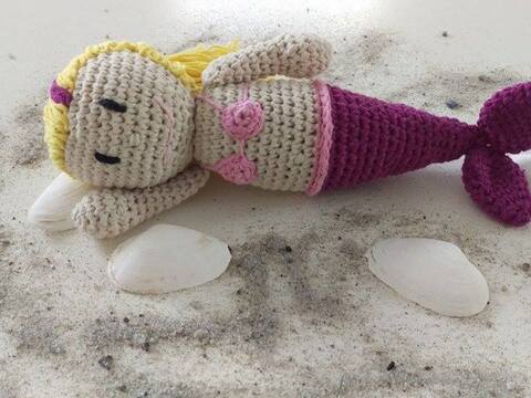 PDF-Häkelanleitung  "Meerjungfrau Merlina"