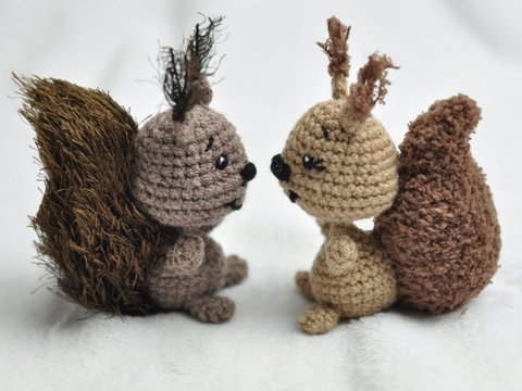 Häkelanleitung Eichhörnchen