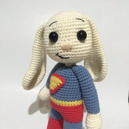 Super Hero Bunny Amigurumi PDF Pattern - Beginner