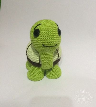 Crochet Pattern Cute Turtle Amigurumi PDF