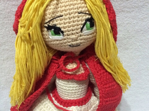 Crochet Pattern Little Red Riding Hood Girl Amigurumi PDF