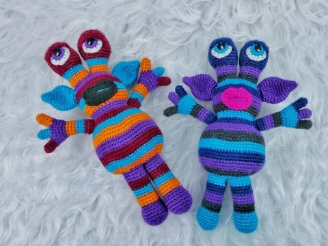 Monster Karl(a), Häkelanleitung