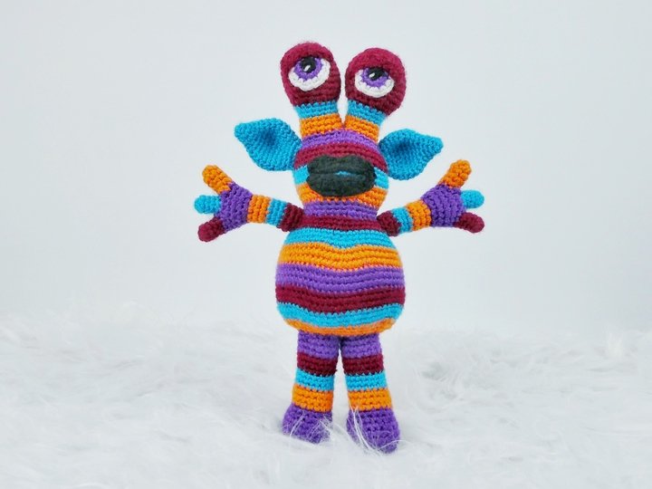 Monster Karl(a), Häkelanleitung