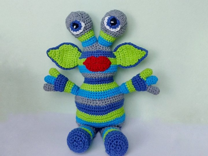 Monster Karl(a), Häkelanleitung