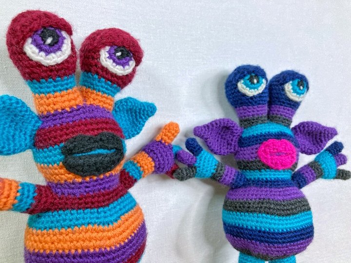 Monster Karl(a), Häkelanleitung