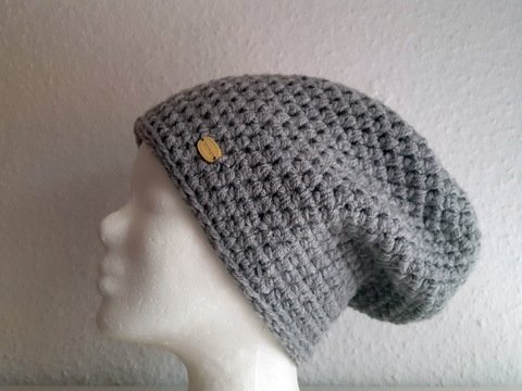 56 Häkelanleitung schnelle Beanie Kopfumfang 50 - 62