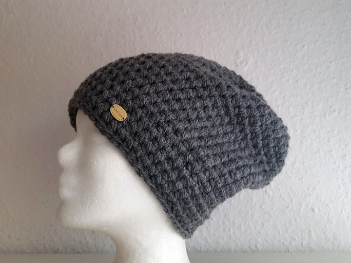 56 Häkelanleitung schnelle Beanie Kopfumfang 50 - 62