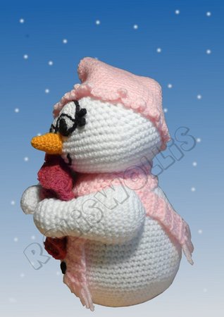 Crochet Pattern Stella the Snowgirl
