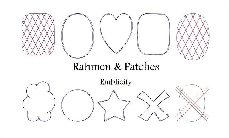 ab 13x18 oder 14x14 Rahmen und Patches