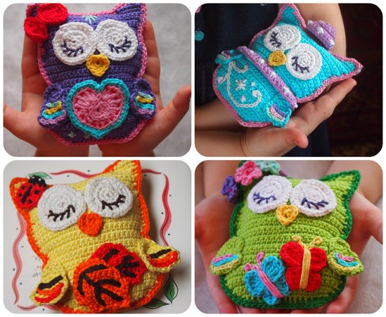 4 сrochet owl patterns: Design Discount Pattern Package