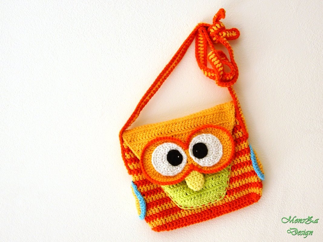 Umhängetasche Eule Enni - Kindertasche - pdf-Häkelanleitung - Bild 4