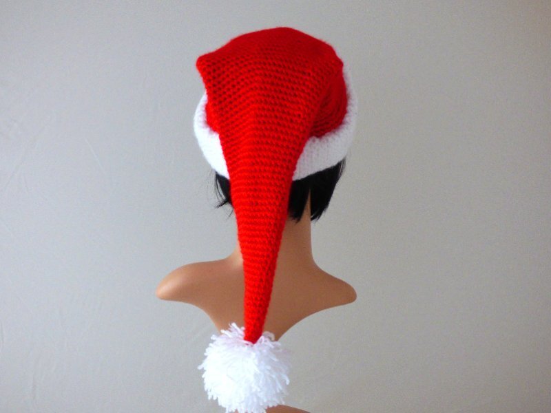 Häkelanleitung - Nikolausmütze mit Schal - sehr einfach - Bild 3