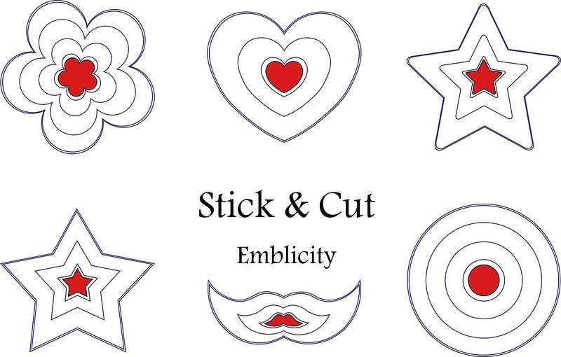 ab 10x10 Stick and Cut Applis