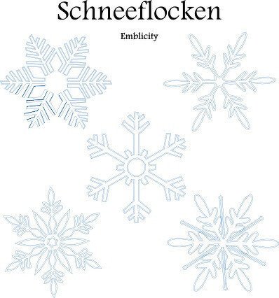 Schneeflocken ab 10x10